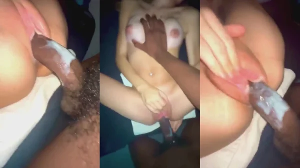 Enrabando gostoso a novinha casada implorando por um pauzão negro